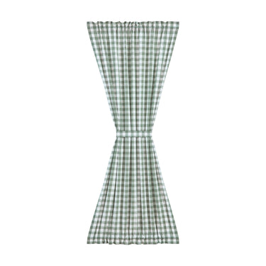Annie Buffalo Green Check Door Panel Curtain 72